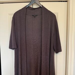 Eileen Fisher 3/4 sleeve knit cardigan